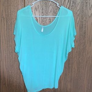 Sea foam Green Top